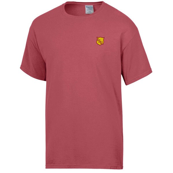 Comfort Wash ISU Shield Cardinal Short Sleeve T-Shirt vendor image